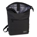Sportovní batoh na notebook Bench Hydro no-roll-top 64195-0100 černý - otevřený