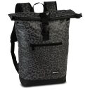 Sportovní roll top batoh na notebook Fabrizio BENCH Hydro 64175-0127 černo-šedý leopardí vzor