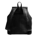 The Chesterfield Brand Stylový dámský kožený batoh Camden černý zadní strana