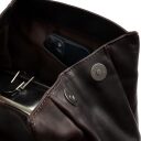 The Chesterfield Brand Stylový dámský kožený batoh Camden hnědý na magnet