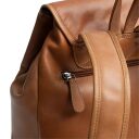 The Chesterfield Brand Stylový kožený batoh Camden koňakový