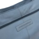 The Chesterfield Brand Kožená kabelka do ruky i přes rameno Astero C48.142315 nebeská modrá logo