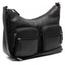 The Chesterfield Brand Kožená kabelka přes rameno Valenora C48.141100 černá