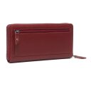 The Chesterfield Brand Dámská kožená peněženka RFID Cantara C08.054604 červená zadní strana