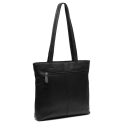 The Chesterfield Brand Kožená shopper kabelka Alveron C38.022400 černá zadní strana