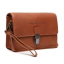 Dámská kožená kabelka do ruky i na rameno The Chesterfield Brand Lucca C48.127031 koňaková - přední strana