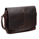 The Chesterfield Brand Kožená crossbody taška na notebook C48.055201 Richard hnědá
