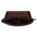 The Chesterfield Brand Kožená crossbody taška na notebook C48.055201 Richard hnědá přihrádky