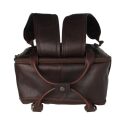 The Chesterfield Brand Kožený batoh na notebook Calden C58.071201 hnědý náhled shora