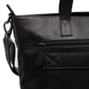 The Chesterfield Brand Kožená shopper kabelka na notebook 14" Osira C38.022600 černá detail