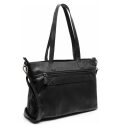 The Chesterfield Brand Kožená shopper kabelka na notebook 14" Osira C38.022600 černá zadní strana