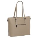 DANIEL RAY velká shopper kabelka na notebook 15,6" Lithgow DR18.1619.06 smetanová zadní strana