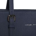 DANIEL RAY velká shopper kabelka na notebook 15,6" Lithgow DR18.1619.10 tmavě modrá logo