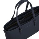 DANIEL RAY velká shopper kabelka na notebook 15,6" Lithgow DR18.1619.10 tmavě modrá otevřená