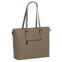 DANIEL RAY velká shopper kabelka na notebook 15,6" Lithgow DR18.1619.39 béžová zadní strana