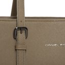 DANIEL RAY velká shopper kabelka na notebook 15,6" Lithgow DR18.1619.39 béžová logo