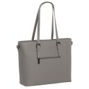DANIEL RAY velká shopper kabelka na notebook 15,6" Lithgow DR18.1619.59 světle šedá zadní strana