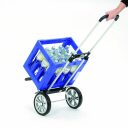 Andersen Nákupní taška na kolečkách ALU STAR SHOPPER® SUSI 115-130-90 modrá