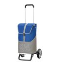 Andersen Nákupní taška na kolečkách - batoh 3v1 ALU STAR SHOPPER® FILIP 115-209-90 modro-šedá