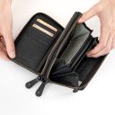 aunts & uncles Dámská kožená peněženka na zip RFID Grandma´s Luxury Club Betty 42215-0 černá - vnitřní členění