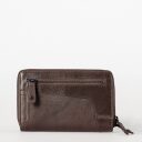 aunts&uncles Dámská kožená peněženka na zip RFID Grandma´s Luxury Club Betty 42215-38 hnědá zadní strana