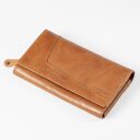 Dámská kožená peněženka s klopou Hazel 42217-1 koňaková