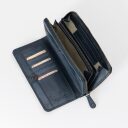 Dvoudílná dámská kožená peněženka RFID aunts&uncles Tilda 42210-97 modrá