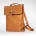 Designový kožený batoh-kabelka 2v1 Mrs. Apple Strudel Grandma´s Luxury Club aunts & uncles