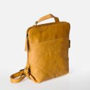 Dámský kožený kabelko-batoh Mrs. Crumble Cookie 40367-3 žlutý