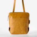 Dámská kožená kabelka-batoh Mrs. Crumble Cookie 40367-3 žlutá