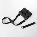 roll top taška přes rameno / kabelka kolem pasu 2v1 aunts & uncles kolekce Japan Tsu 10227-0 černá