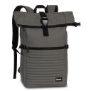 volnočasový rolovací batoh na notebook Bench Hydro roll-top šedý