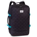 BestWay Příruční zavazadlo - palubní batoh 40252-0100 CABIN PRO PRINTS černý