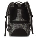 BestWay Příruční zavazadlo - palubní batoh 40252-0126 CABIN PRO PRINTS zeleno-černý - zadní strana batohu