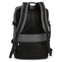 BestWay Příruční zavazadlo - palubní batoh 40287-1700 Element tmavě šedý zádové popruhy