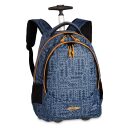 Školní batoh na kolečkách BestWay  40028-5300 šedo-modrý