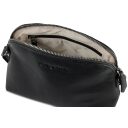 Dámská kožená kabelka Bugatti Small Shoulder Bag 49480101 černá - otevřená