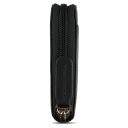 Dámská kožená peněženka RFID Bugatti Banda Zip Ladies Long Wallet 49133601 černá - boční strana
