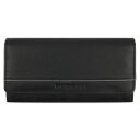 Dámská kožená peněženka s klopou Bugatti Banda Ladies Wallet 49133501 černá