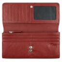 Dámská kožená peněženka s klopou Bugatti Banda Ladies Wallet 49133516 červená