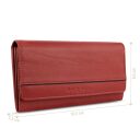 Dámská kožená peněženka Bugatti Banda Ladies Wallet červená