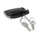 Kožená klíčenka Bugatti Super Slim Key Case RFID 49190601 černá s klíči