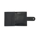 Bugatti Kožená mini peněženka na platební karty Secure Smart 49150001 černá
