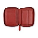 Bugatti Banda Kožená RFID peněženka na zip červená