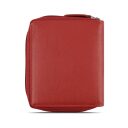 Vertikální RFID kožená peněženka na zip Bugatti Banda Vertical Zip Wallet 49133416 červená