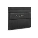 Bugatti Nome Card Case RFID Kožené pouzdro na karty 49160701 černé - boční pohled