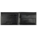 Bugati Nobile Mini Purse Malá pánská kožená peněženka RFID 49125201 černá - otevřená