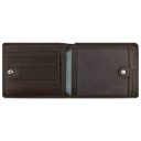 Pánská kožená peněženka RFID Bugatti Banda 49133302 hnědá - vnitřní uspořádání