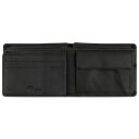 Malá pánská kožená peněženka RFID Bugatti Banda Small Wallet 49133001 černá - otevřená