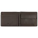 Malá pánská kožená peněženka RFID Bugatti Banda Small Wallet 49133002 hnědá - otevřená